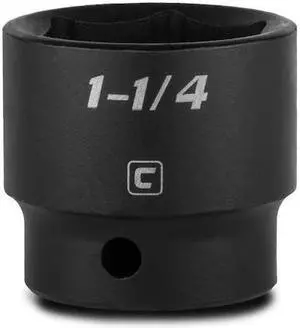 CAPRI TOOLS 5-5065 1/2 in Drive 1-1/4 in 6-Point SAE Shallow Impact Socket