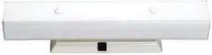 NUVO SF77-991 4 Light 24 in. Vanity White in. U in. Channel Glass Conv Out