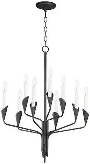 MAXIM LIGHTING 24349BK Calyx 9-Light Chandelier MAXIM LIGHTING 24349BK Calyx 9-Light Chandelier