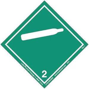 LABELMASTER HC4 Non-Flammable Gas Label,Inter,PK500