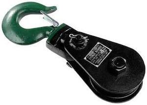 US CARGO CONTROL 4180H10 4180 Snatch Block w/ Hook (3/4" wire x 10" sheave)