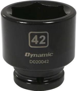 DYNAMIC D020042 3/4" Drive Standard Socket, Black Phosphate, Tools 3/4" Drive 6