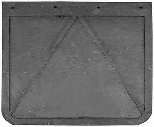 BUYERS PRODUCTS 3VUH4 PLAIN MUD FLAPS - 20 IN 18 IN,PR