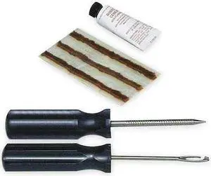 TRU-FLATE 15-163 Tire Repair Kit,3-3/16 In L,3-3/16 In W