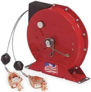 REELCRAFT G 3050 Y Cable Reel,Spring,50 ft,Red,HD