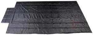 US CARGO CONTROL HLT16284-BLK Heavy Duty Tarp, Black, PVC Coated Polyester