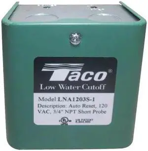 TACO LFA0243S-1 Low Water Cutoff, NPT, Electronic, NEMA 1