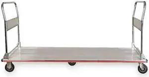 ZORO SELECT 2PLG8 Folding Handle Platform Truck,660 lb.