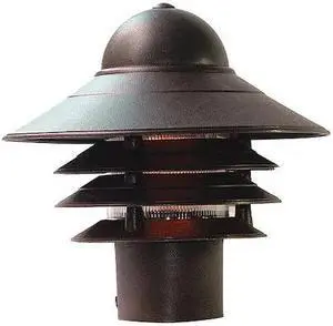 ACCLAIM LIGHTING 87ABZ Post Mount Light,1-Light,Arch. Bronze
