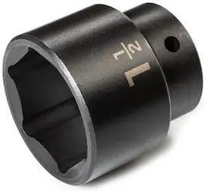 TEKTON SID22038 1/2 Inch Drive x 1-1/2 Inch 6-Point Impact Socket