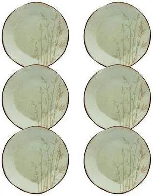 MANHATTAN COMFORT RM07-9604 RYO 6 Medium 8.46" Salad Plates in Green