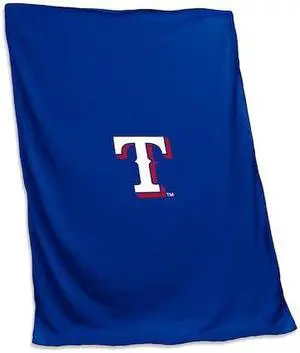 LOGO BRANDS 529-74 Texas Rangers Sweatshirt Blanket