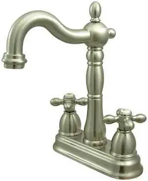 HERITAGE KB1498AX KB1498AX Bar Faucet Without Pop-Up Rod, Manual, 4" Mount, 2