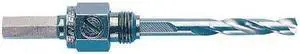 GREENLEE 38522 Arbor,Hex,Fits Hole Saw 9/16 to 1-3/16in