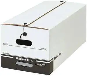 PARTNERS BRAND FSB640 File Box,24x12x10-1/4",PK12, 250# Single Wall Corrugated,