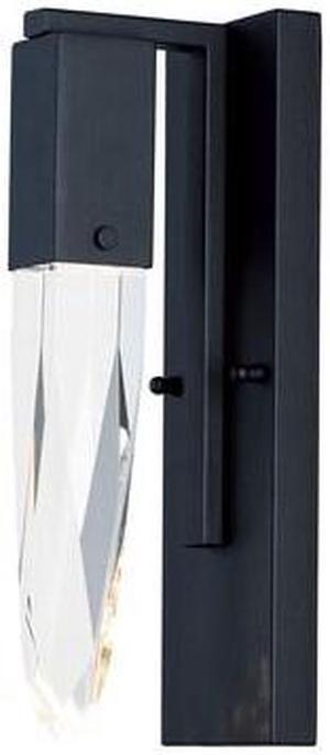 ET2 E31240-20BK Quartz 1-Light 4.75" Wide Black Vanity Light