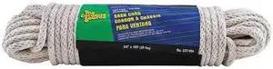 ZORO SELECT 237-WA Rope,Cotton,3/8in Dia,100 ft.