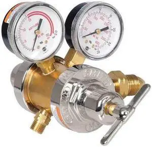SMITH EQUIPMENT 35-15-510 Gas Regulator, Acetylene, Two Stage, 0.825"-14 Inlet,