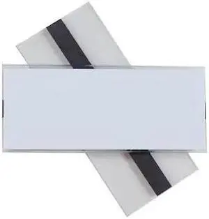 C-LINE PRODUCTS 87825-BX Clear Magnetic Label Holders, Side Load, 6 x 2-1/2,