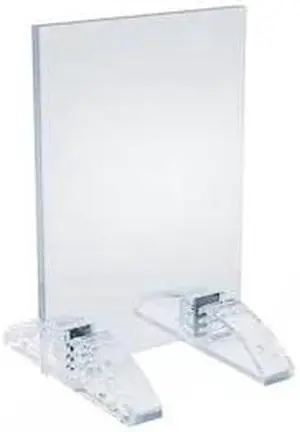 AZAR DISPLAYS 132731 3.5" x 5" Vertical/Horizontal Dual-Stand, PK10
