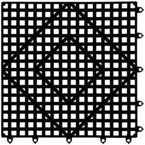 San Jamar Bar Mat Black  PVC  VM5280BKGR