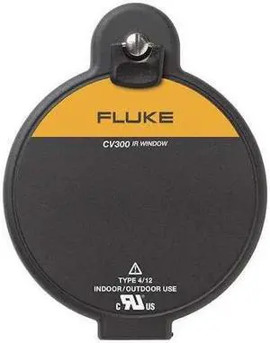 FLUKE FLUKE-CV300 Infrared Window,75 mm Dia,Hand Turn Door