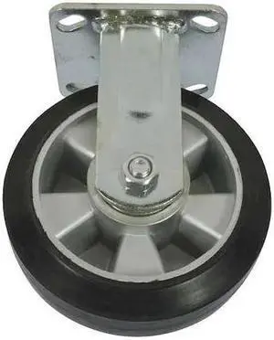 DAYTON MH13X46302G Mold-On Rubber,Rigid Caster,6 In