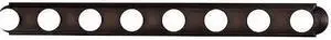 MAXIM 7128OI Essentials 8-Light 48" Wide Oil Rubbed Bronze Vanity Light