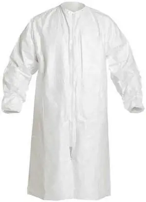 DUPONT IC264SWHXL00300B Tyvek IsoClean Disposable Lab Coat, Tyvek(R)