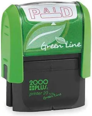 2000PLUS 035350 Message Stamp, Paid, 5/16"