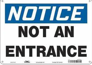 CONDOR 480P01 Safety Sign,14" Wx10" H,0.032" Thickness