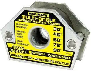 MAG-MATE WS11094x2 Magnetic Weld Square,4-3/8x3in,110lb
