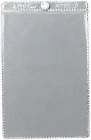 BRADY 81763 Prot Env,6-1/2 x 4-1/2 In,Clear,PK10