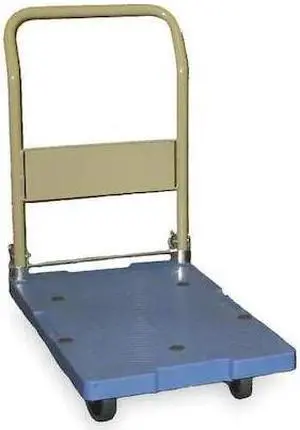 ZORO SELECT 2TUT5 Folding Handle Platform Truck,330 lb.