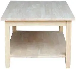 INTERNATIONAL CONCEPTS OT-6C Rectangle Solano Coffee Table, 42 W, 25 L, 18 in