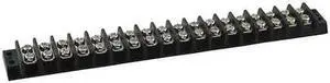 ZORO SELECT 6ZEG4 Terminal Strip,15A,18 Pole,300VAC