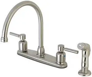 CONCORD FB798DLSP FB798DLSP 8-Inch Centerset Kitchen Faucet with Sprayer