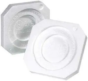 PARTNERS BRAND HAZ1061 Paint Can Foam Insert, 1 Gallon, White, PK100