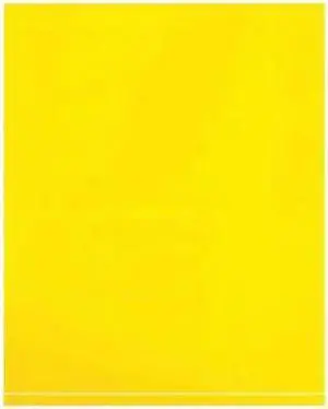 PARTNERS BRAND PB534Y Flat Poly Bags, 12" x 15", 2 mil, Yellow, 1000 PK