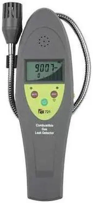 TEST PRODUCTS INTL. 721 Gas Detector,0 to 9999 ppm,0 to 19.9%LEL