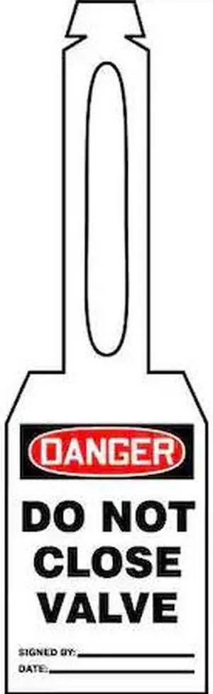 ACCUFORM TAL360 Danger Tag,5-1/4 x 3-1/4 In,Plstc,PK25