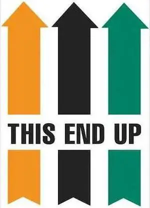 TAPE LOGIC DL1850 Tape Logic® Labels, "This End Up", Arrow, 4" x 6", Multiple,