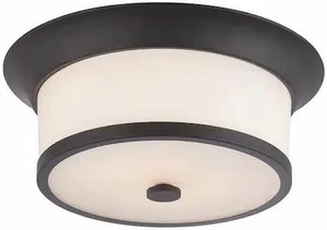 NUVO 60-5560 Mobili 2-Light Flush Fixture with Satin White Glass NUVO 60-5560 Mobili 2-Light Flush Fixture with Satin White Glass