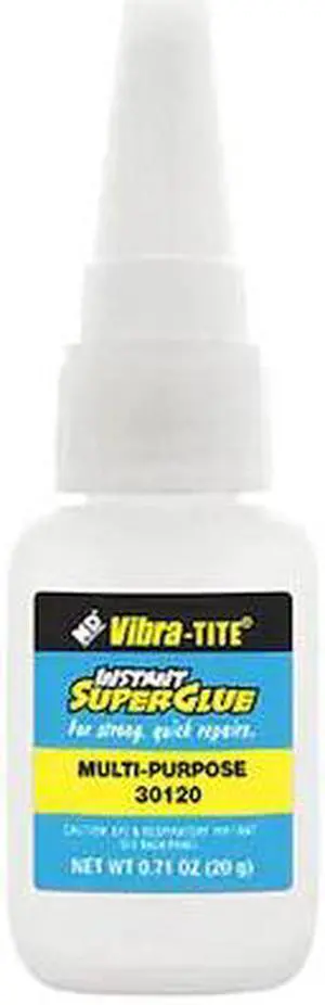 VIBRA-TITE 30120 Instant Adhesive, 301 Series, Clear, 1 lb, Bottle