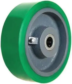 ZORO SELECT 5VJ61 Caster Wheel,Polyurethane,6 in.,1200 lb.