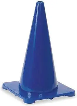 ZORO SELECT 1YBW4 Traffic Cone,18 In.Blue