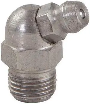 WESTWARD 52PA21 Grease Fitting,65 Deg.,SS,55/64" L,PK10