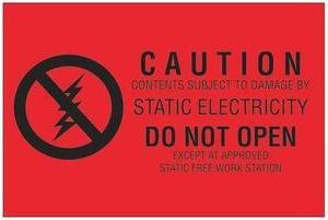 TAPE LOGIC DL9150 Tape Logic® Labels, "Subject to Static Damage", 2" x 3",