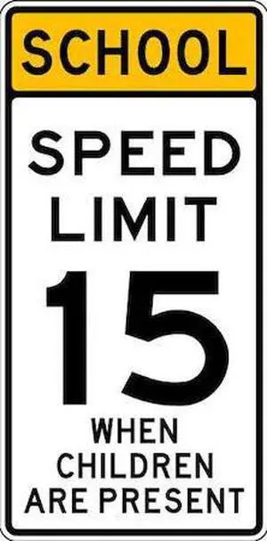 LYLE S5-1-24HA Traffic Sign,48 x 24In,YEL and BK/WHT