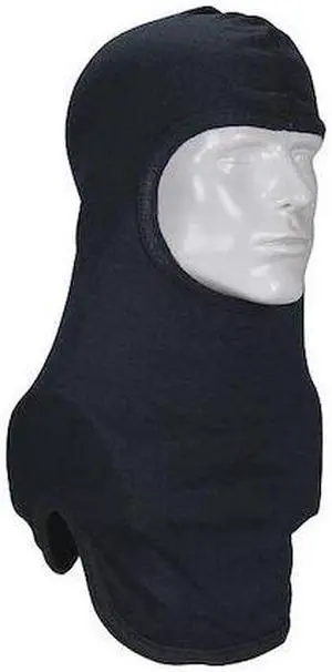PIP 906-2080NOL7BLKB Fire Hood, Not Rated, Nomex(R)/Lenzing, 4 oz, Black,